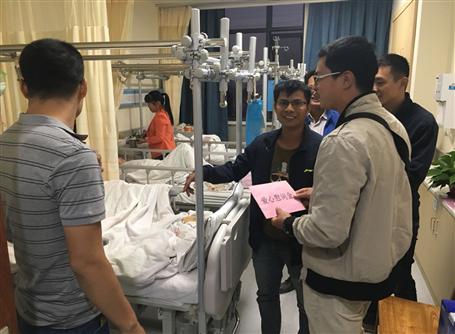 雪中送炭三九暖，愛心慰問家人情 記探望同事吳宇家人