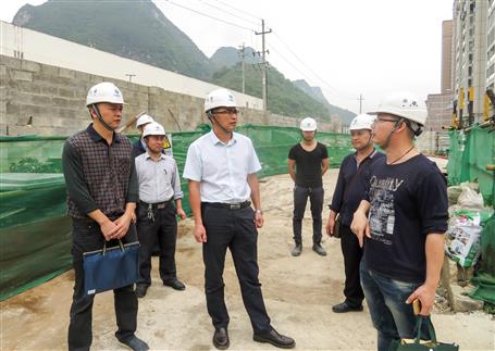 歐志永到桂金分公司調(diào)研指導工作