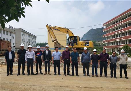 靖西市職業(yè)技術(shù)學院綜合實訓樓工程項目:精心組織 科學施工