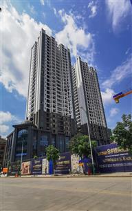 桂金分公司承建的河池市銀泰王府?城市花園工程通過人防專項復(fù)驗