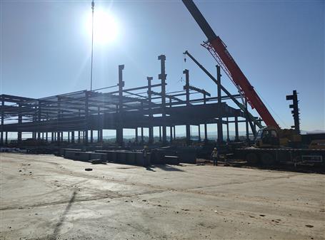 【提升“三力” 爭創(chuàng)佳績】冶建承建的內(nèi)蒙古項目：合力推進 建設正酣