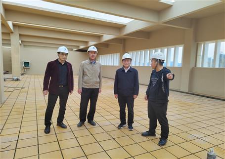 廖立波、何勇到項目開展一季度暨復工復產(chǎn)綜合大檢查