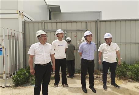 廖立波到第八分公司承建項(xiàng)目調(diào)研指導(dǎo)工作